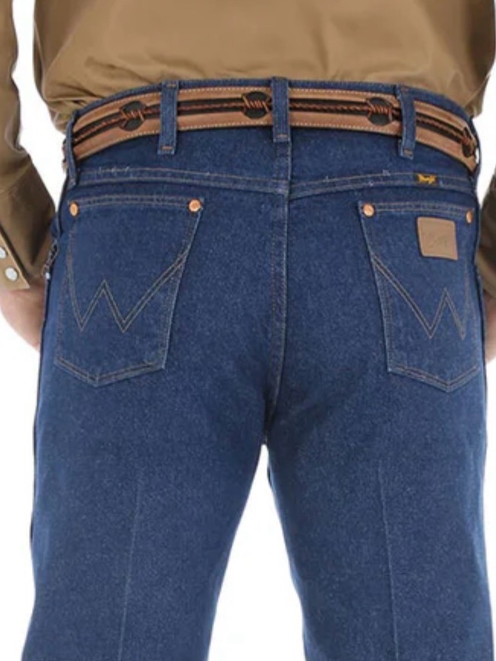 Vintage Wrangler Straight Leg Western Jeans | Medium Wash | 34" x 30"